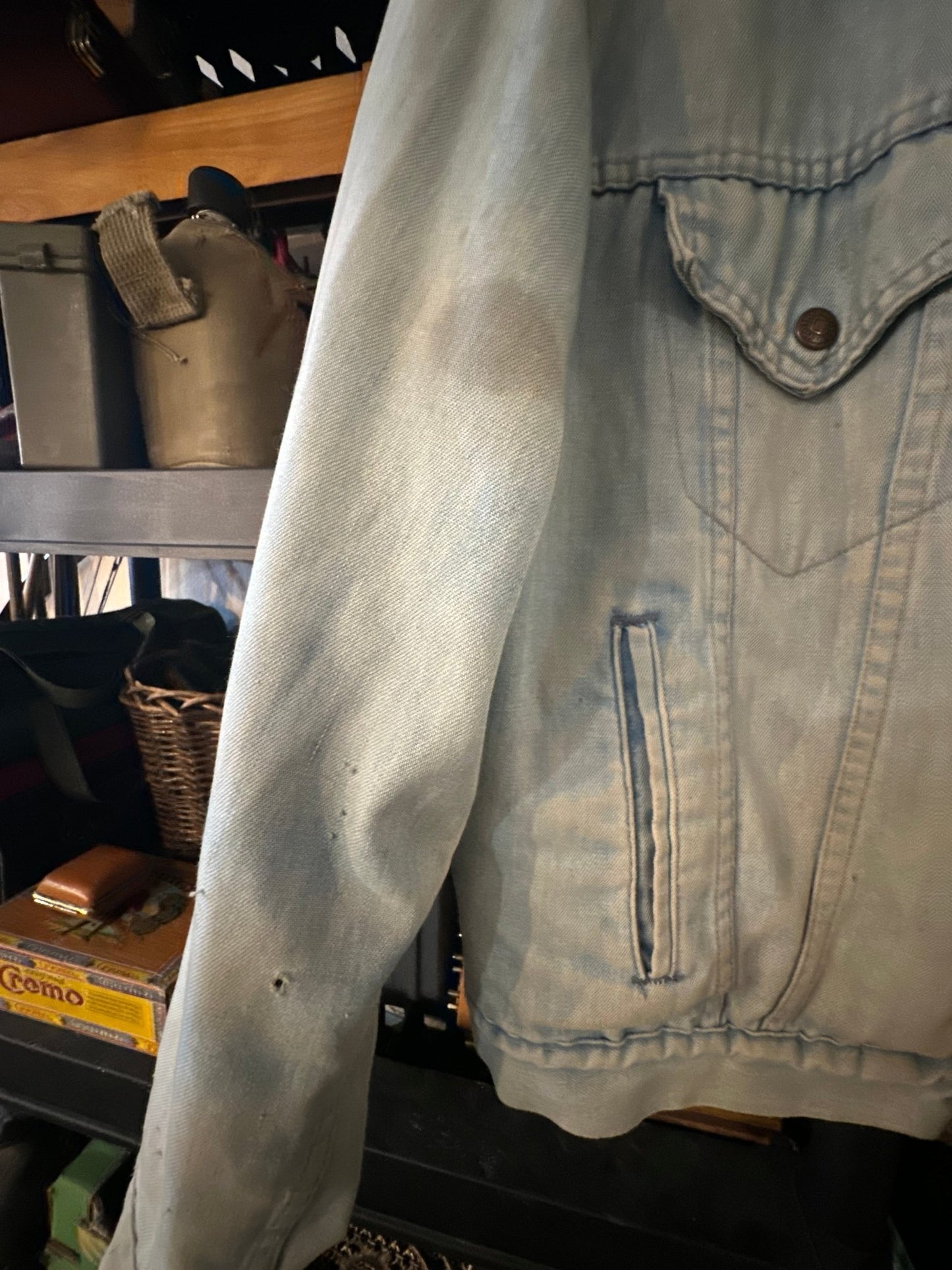 Vintage 1970s Levi’s Sherpa Trucker Jacket, Rare Levi’s for Men Label - I Bought a Yard Sale