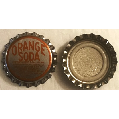 Vintage NOS 1970s Orange Soda Bottle Cap 🍊 Americana Memorabilia 🥤