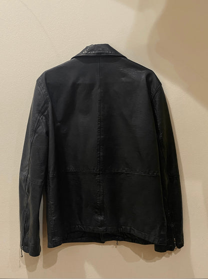 Vintage 1980s Levi’s Black Leather Moto Jacket - I Bought a Yard Sale