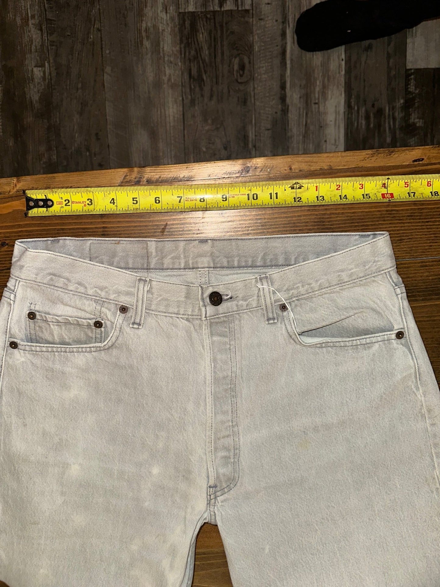 Vintage 1990s White Levis 501 Jeans - I Bought a Yard Sale