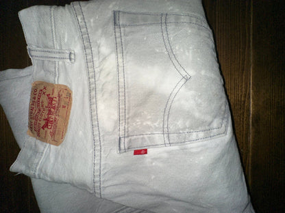 Vintage 1990s White Levis 501 Jeans - I Bought a Yard Sale