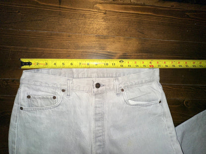 Vintage 1990s White Levis 501 Jeans - I Bought a Yard Sale