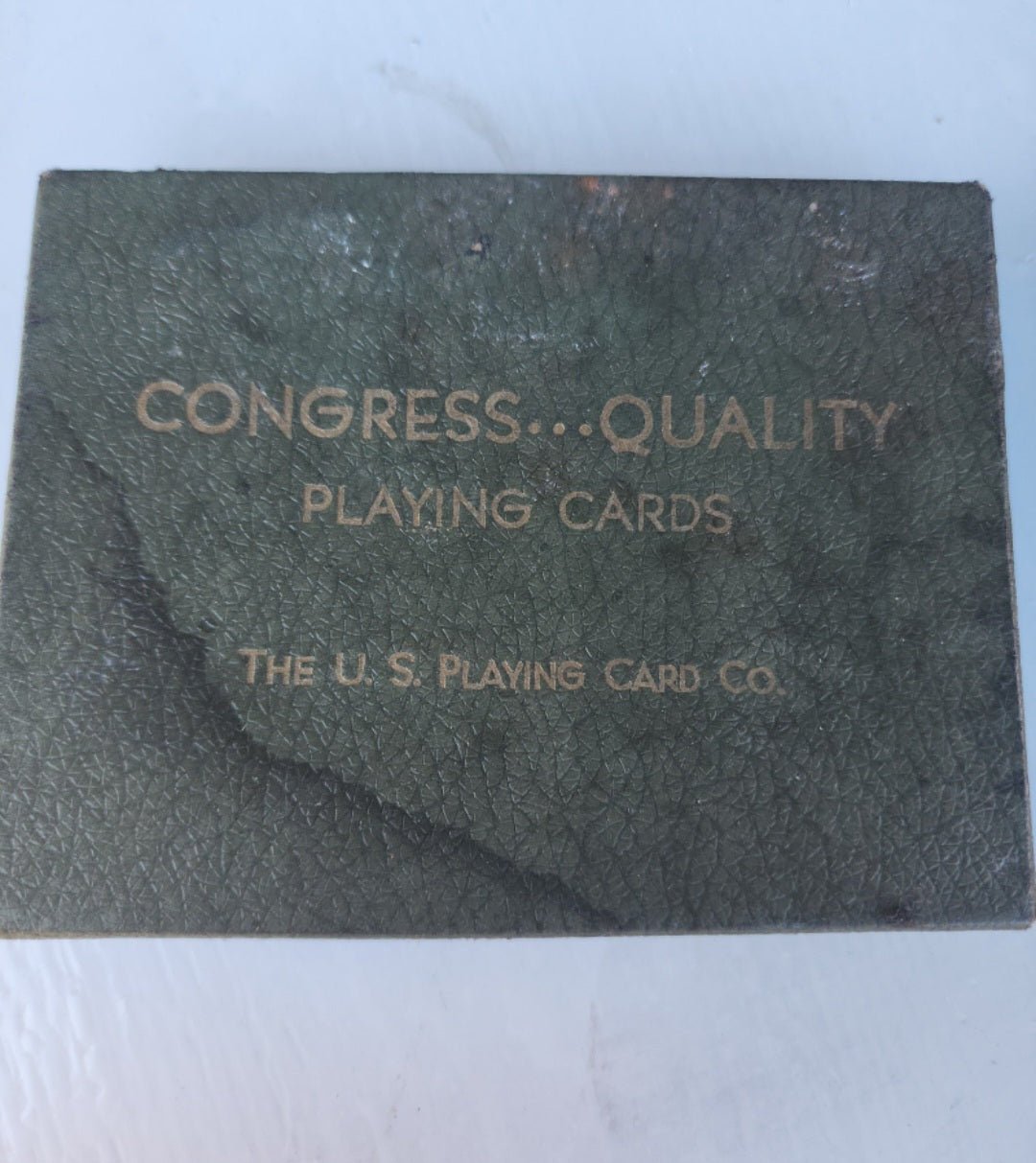 Vintage 2 Decks of Playing Cards Picture of Winfield Hospital, Congress Quality by the US Playing Card Co. - I Bought a Yard Sale