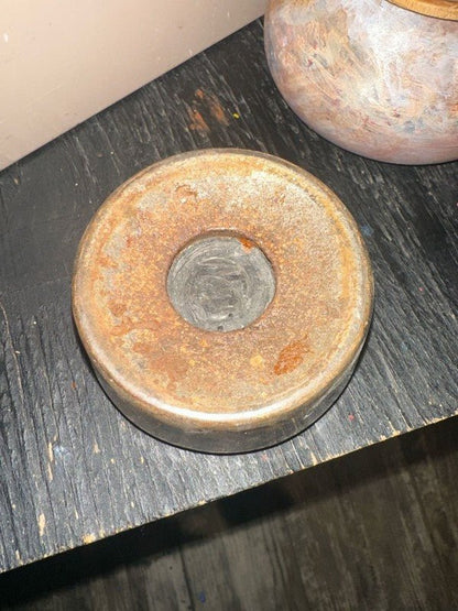 Vintage 2 Seer Iron Weight Old Rare Rustic Mercantile Measuring Scale - I Bought a Yard Sale