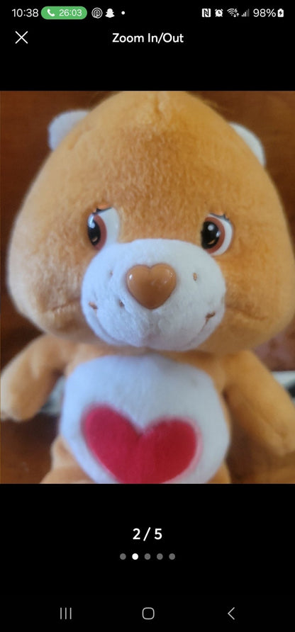 Vintage 2002 Collector's Edition Tenderheart Care Bear Plush Mini - I Bought a Yard Sale