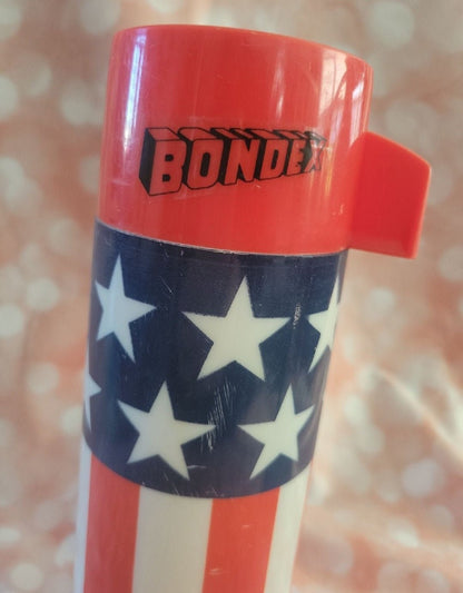 Vintage Aladdin American Flag Bondex Thermos - I Bought a Yard Sale