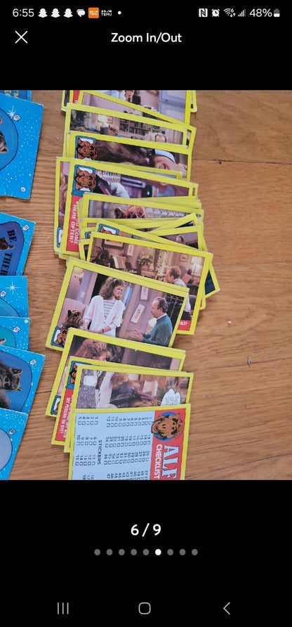 Vintage Alf & Bouillabaseball Trading Card Collection - I Bought a Yard Sale