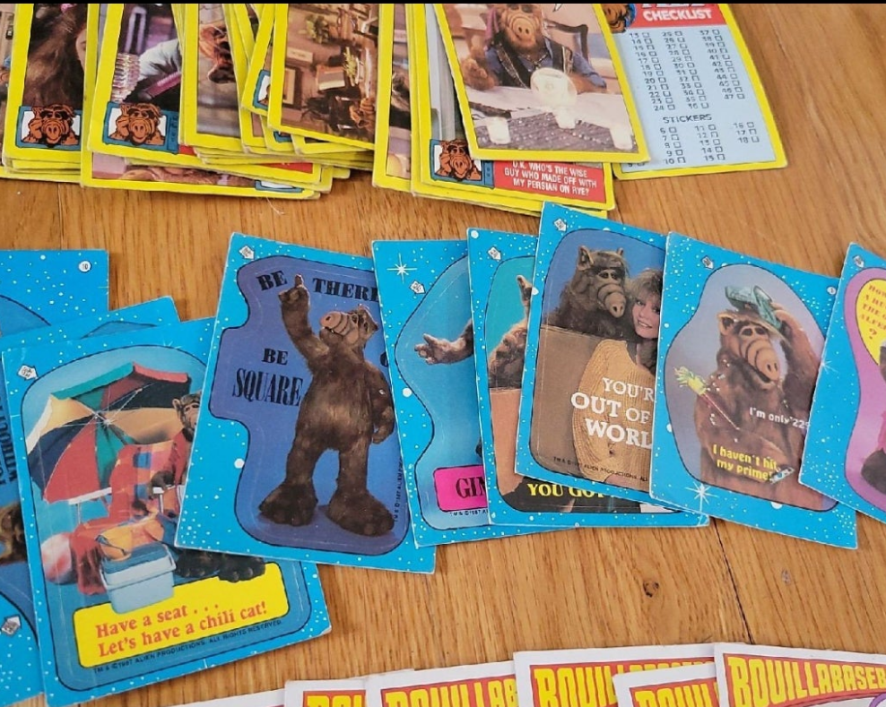 Vintage Alf & Bouillabaseball Trading Card Collection - I Bought a Yard Sale