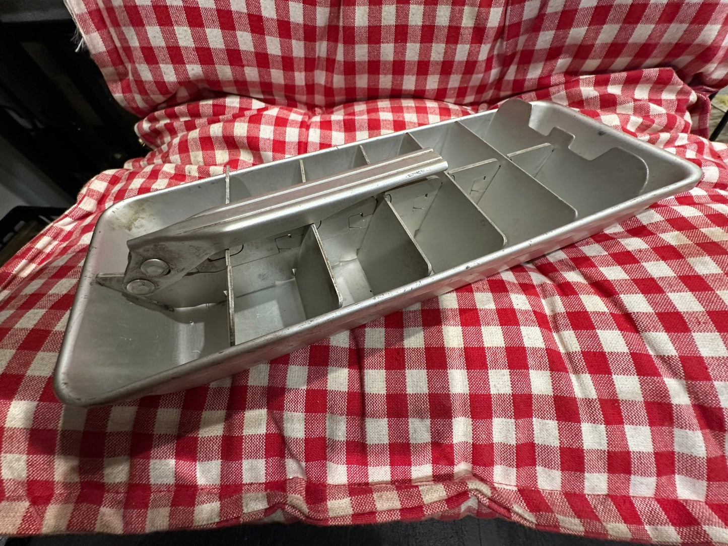 Vintage Aluminum Ice Cube Tray - I Bought a Yard Sale