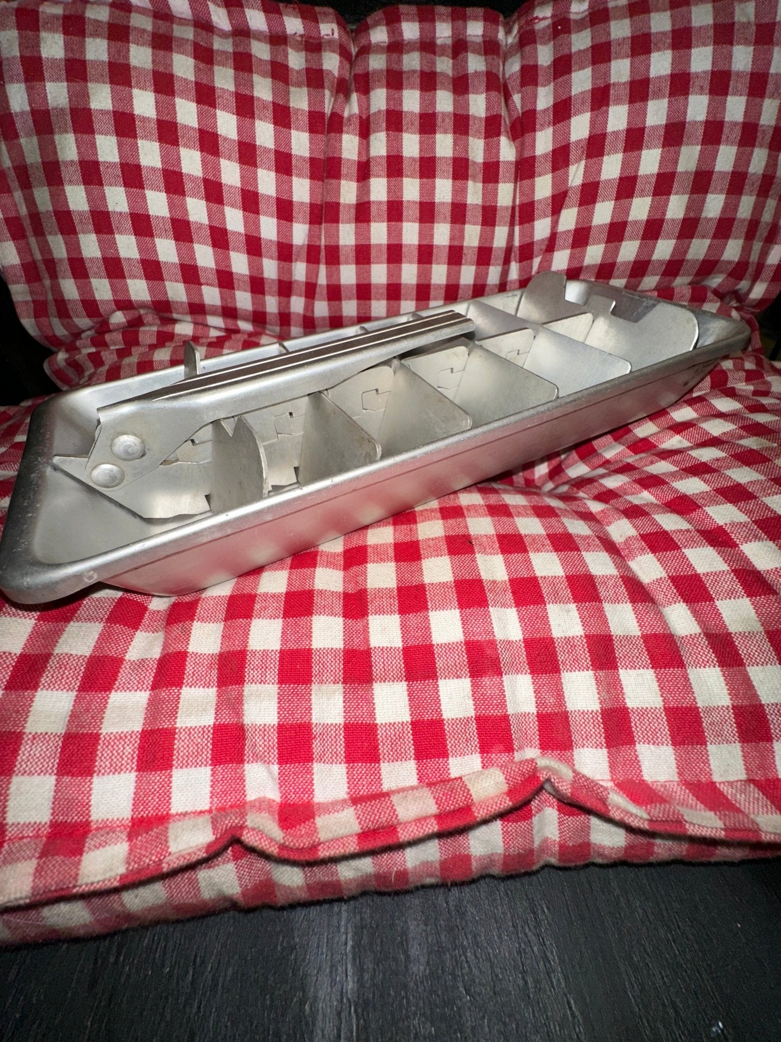 Vintage Aluminum Ice Cube Tray - I Bought a Yard Sale