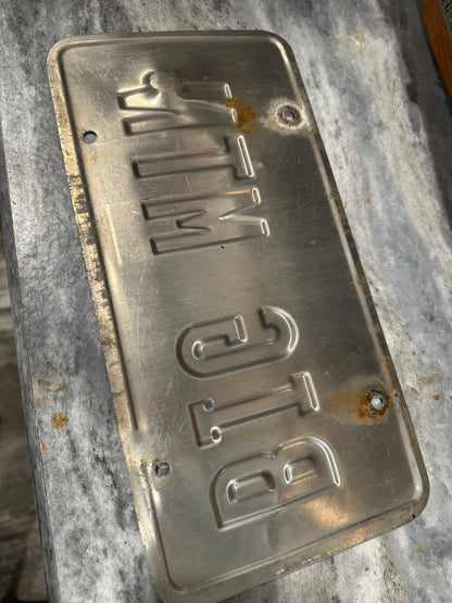 Vintage Big Mountain Bicentennial Vanity Plate - I Bought a Yard Sale