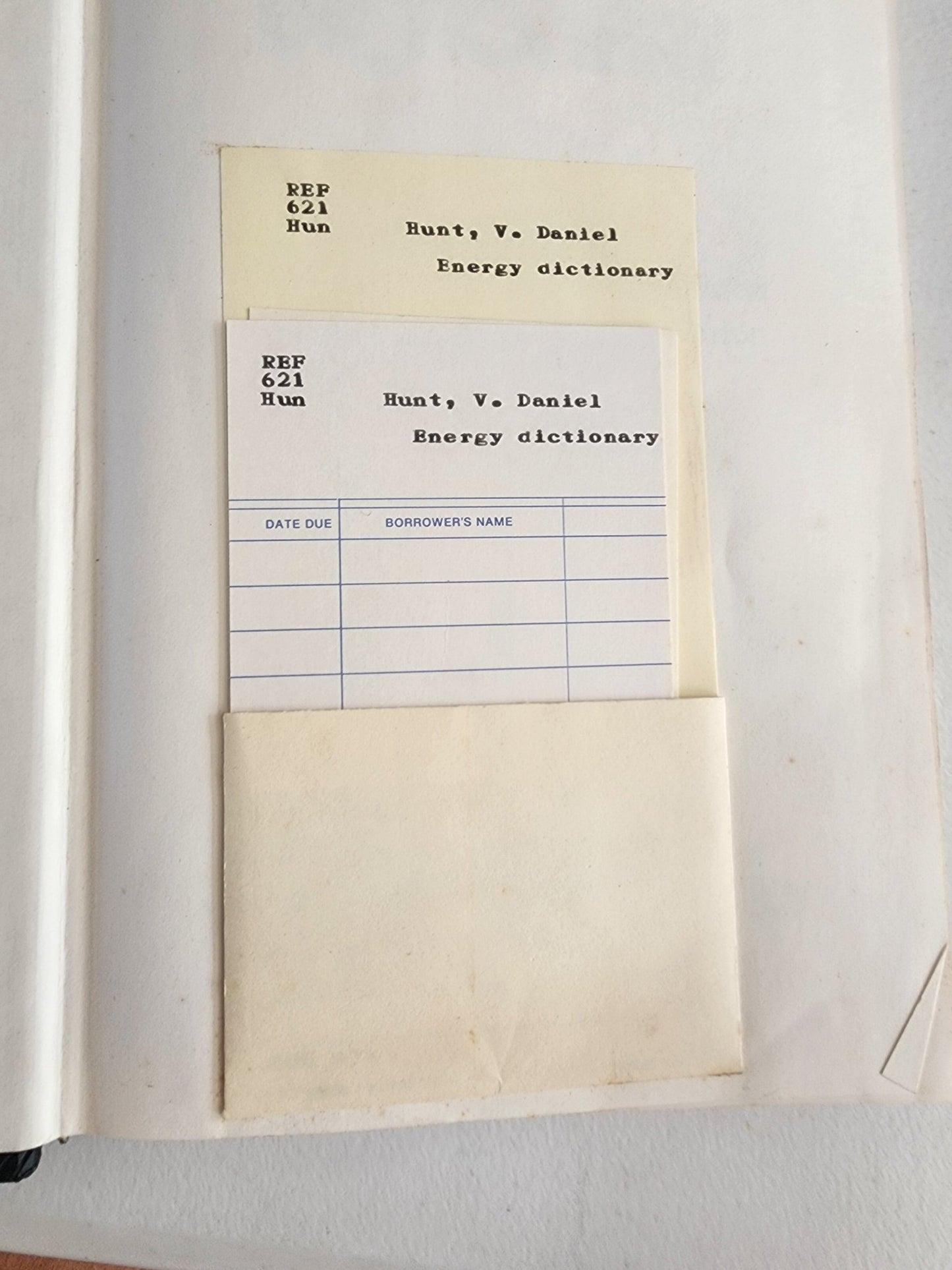 Vintage Energy Dictionary by Hunt, V. Daniel Hardback book 1979 - I Bought a Yard Sale