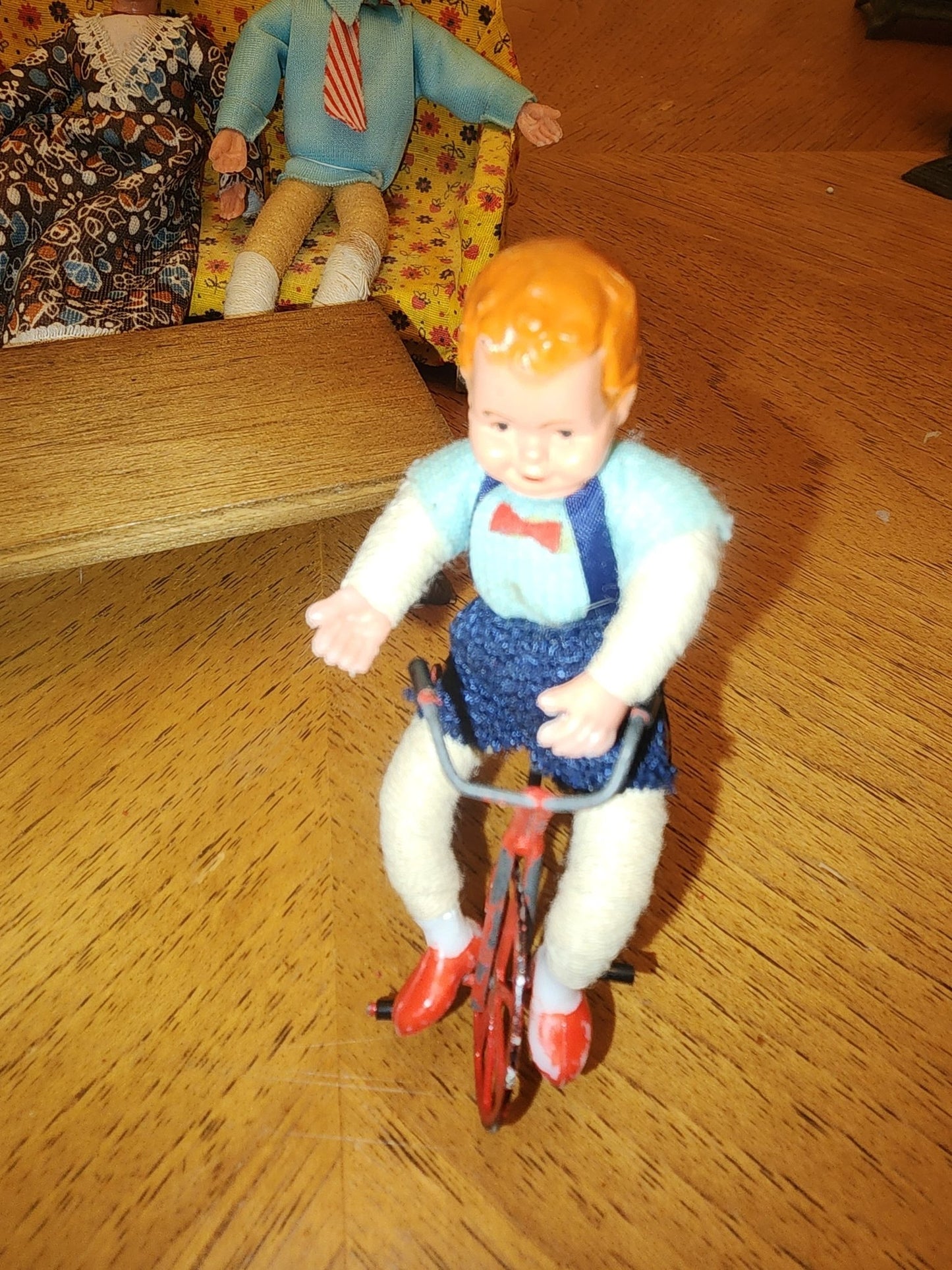 Vintage German Caco Dolls Family of 5 with furniture - I Bought a Yard Sale
