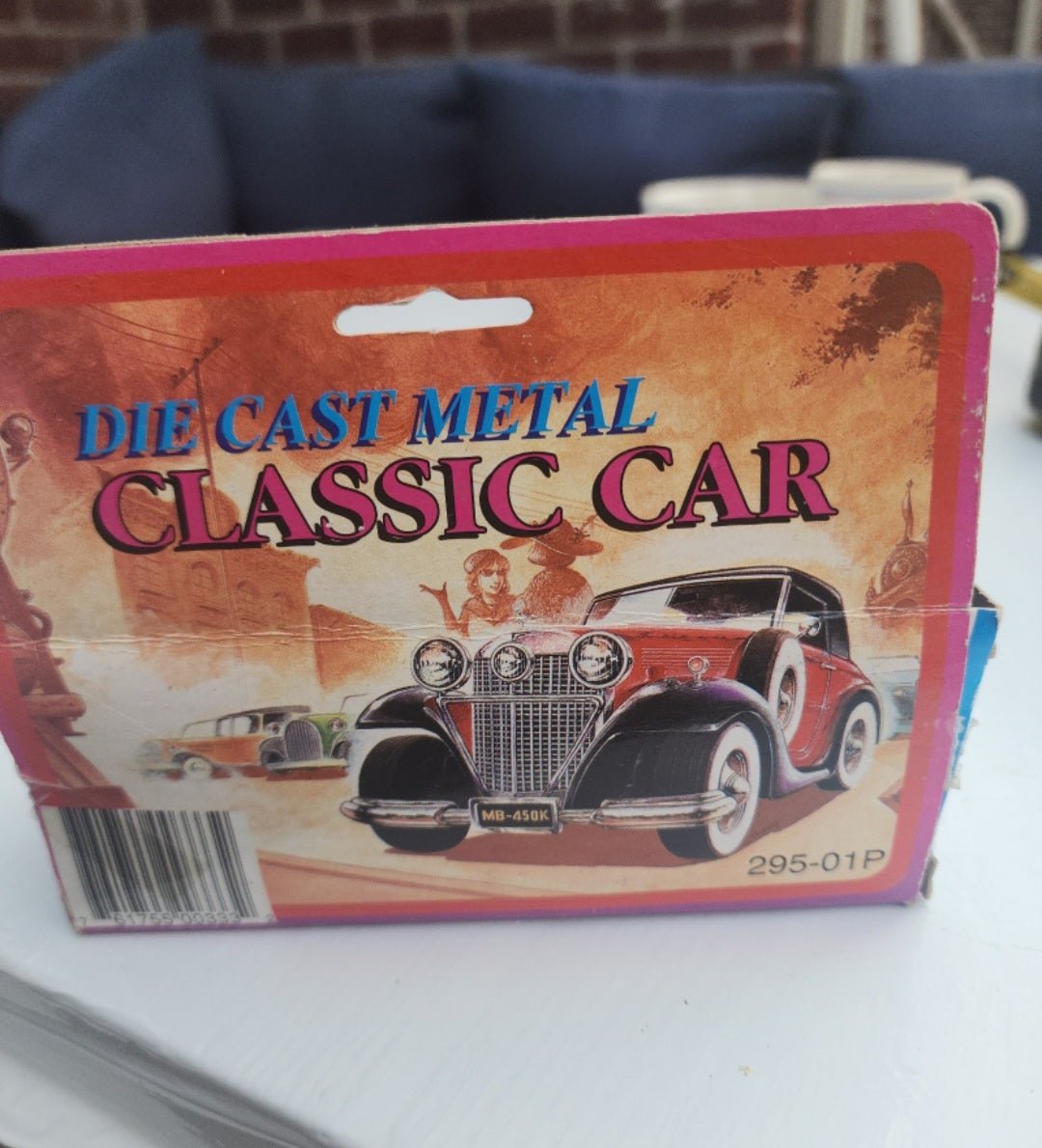 Vintage JE Toys, Diecast Metal Classic Car, 4.50" Long Pull Back by J.E. Toys - I Bought a Yard Sale