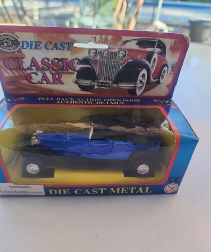 Vintage JE Toys, Diecast Metal Classic Car, aprox. 4.50" Long by J.E. Toys Pull - I Bought a Yard Sale
