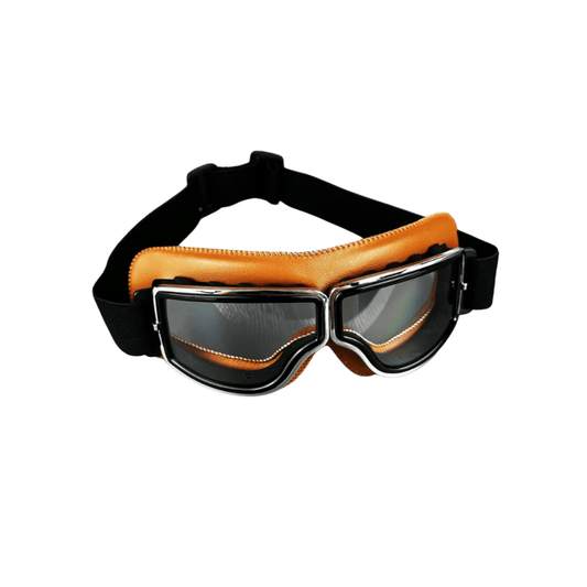 Vintage Leather Motorcycle Goggles - I Bought a Yard Sale