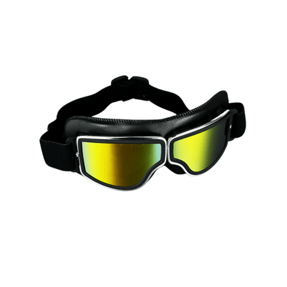 Vintage Leather Motorcycle Goggles - I Bought a Yard Sale