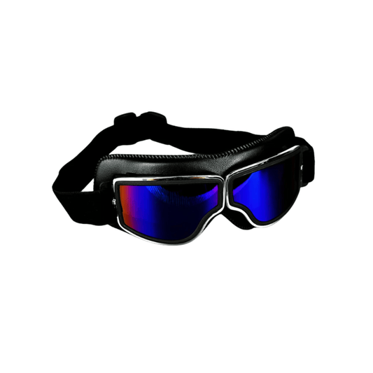 Vintage Leather Motorcycle Goggles - I Bought a Yard Sale