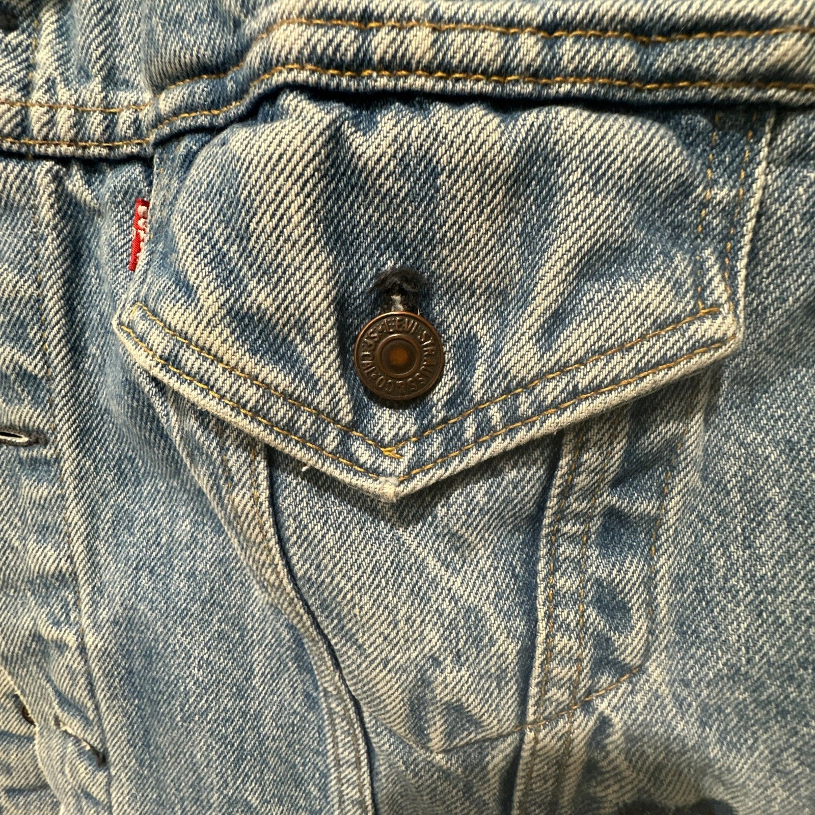 Vintage Levi's 1980s Trucker III Denim Jacket - I Bought a Yard Sale