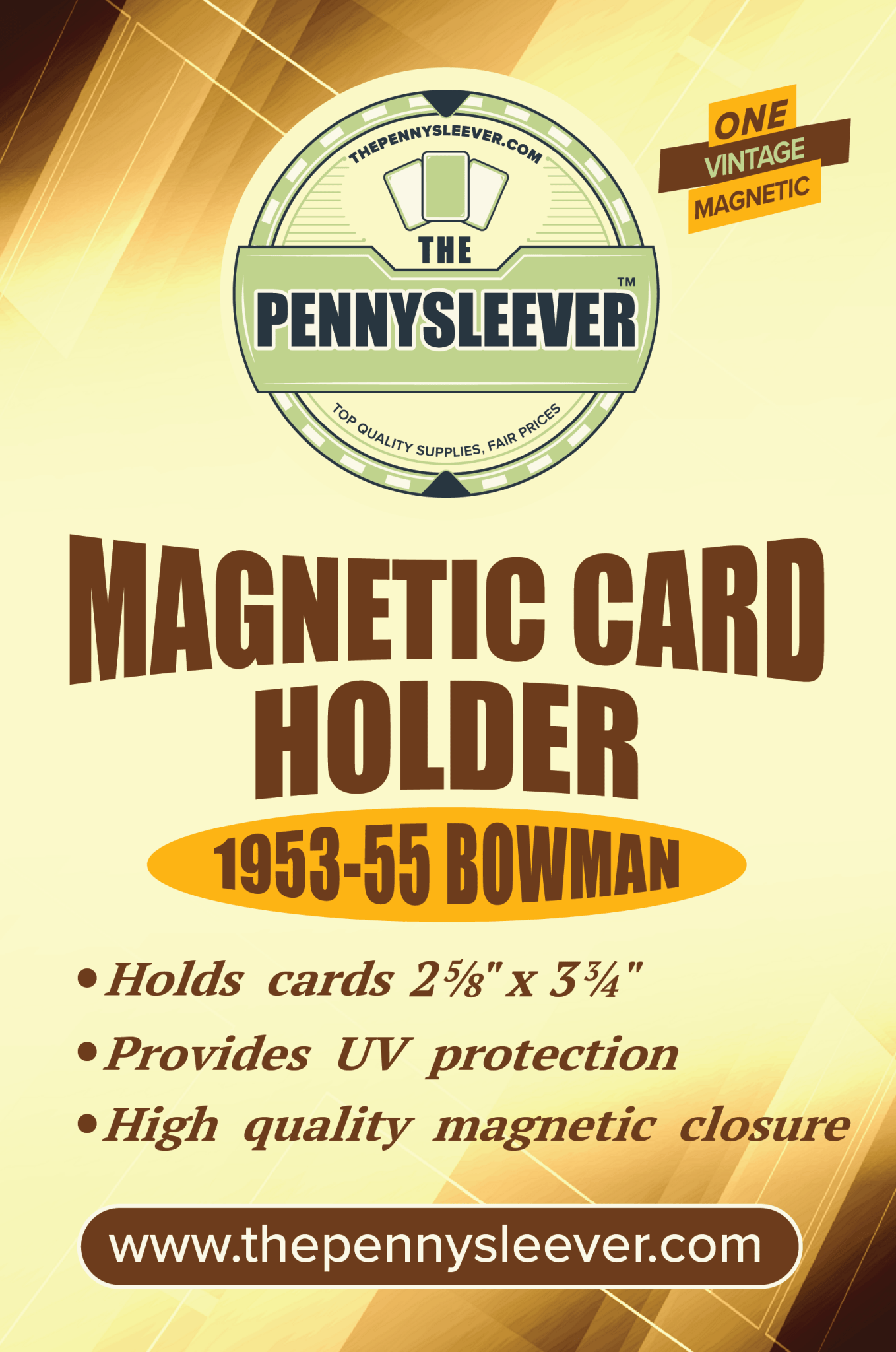 Vintage Magnetic Card Holder - I Bought a Yard Sale