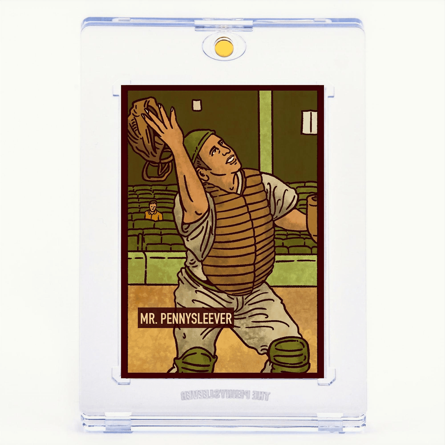 Vintage Magnetic Card Holder - I Bought a Yard Sale