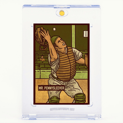 Vintage Magnetic Card Holder - I Bought a Yard Sale