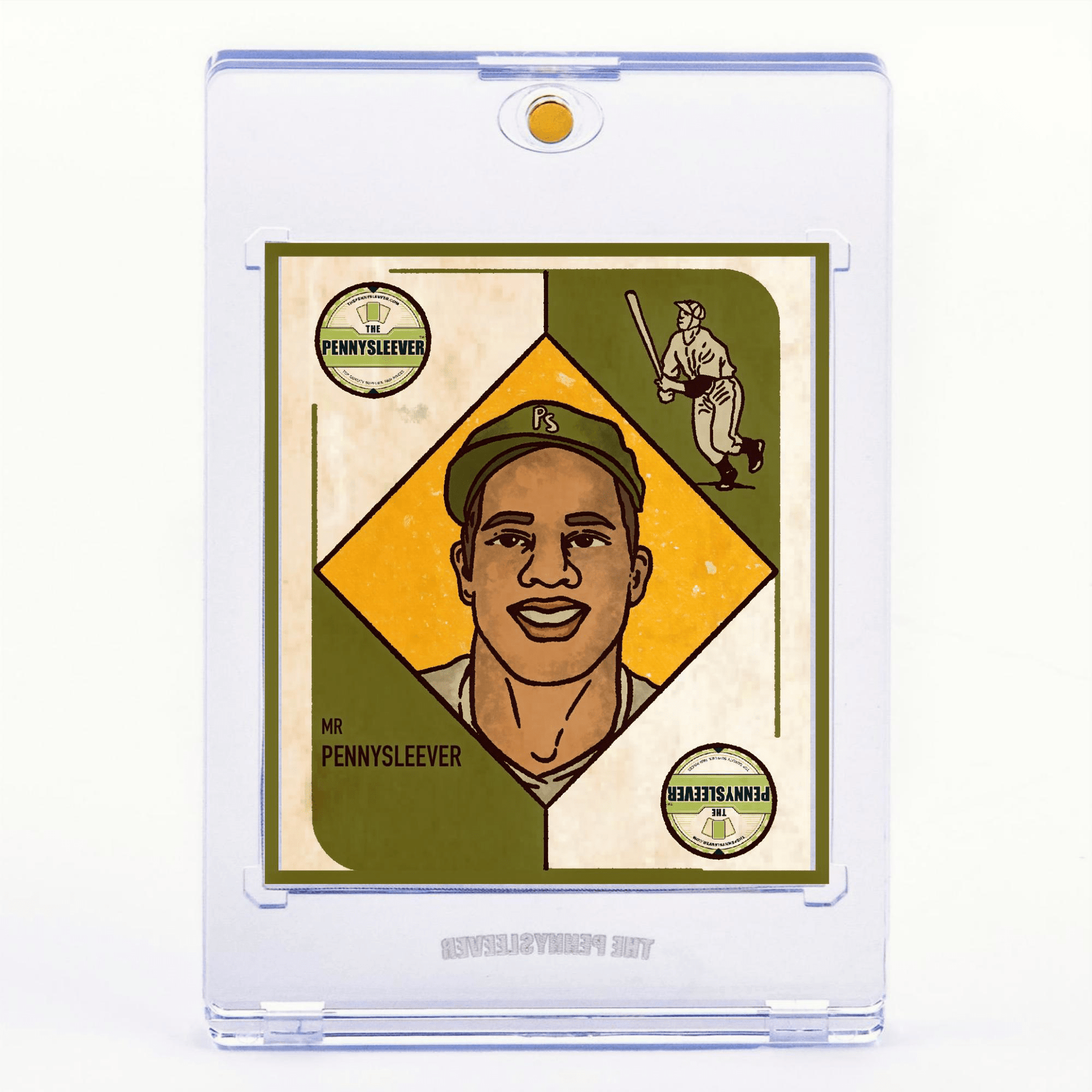 Vintage Magnetic Card Holder - I Bought a Yard Sale