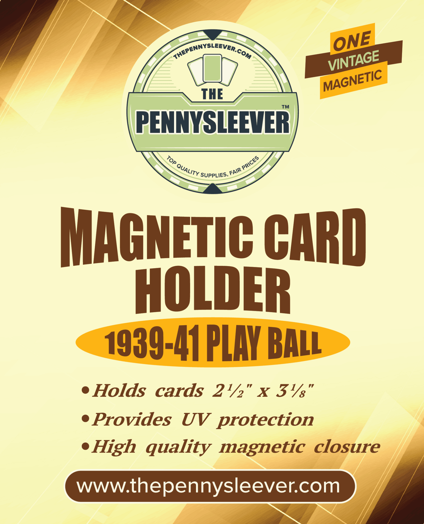 Vintage Magnetic Card Holder - I Bought a Yard Sale