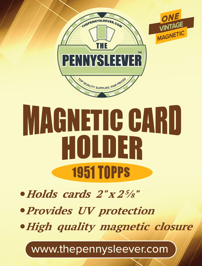 Vintage Magnetic Card Holder - I Bought a Yard Sale