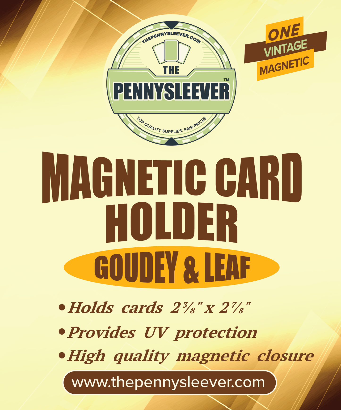 Vintage Magnetic Card Holder - I Bought a Yard Sale