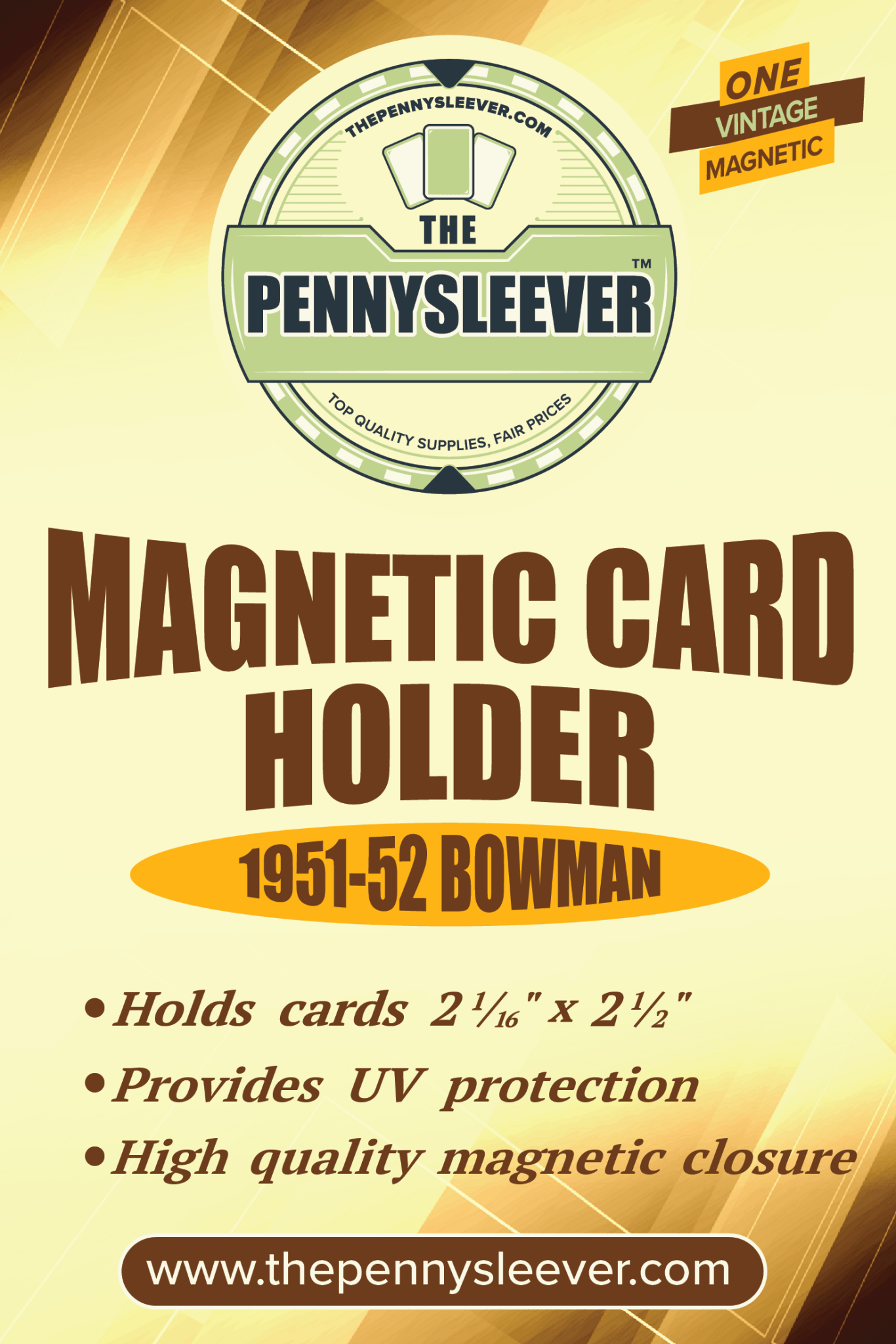 Vintage Magnetic Card Holder - I Bought a Yard Sale