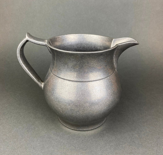 Vintage Pewter Pitcher. Large Collectible Pitcher. Home , Restaurant Decor. Film, Food Styling Prop. - I Bought a Yard Sale