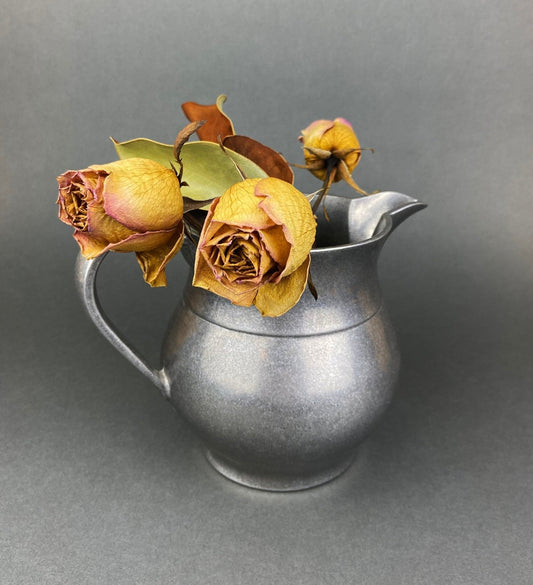 Vintage Pewter Pitcher. Large Collectible Pitcher. Home , Restaurant Decor. Film, Food Styling Prop. - I Bought a Yard Sale