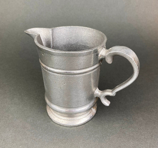 Vintage Pewter Pitcher. Small Collectible Pitcher. Home or Restaurant Decor. Film or Food Styling Prop. - I Bought a Yard Sale