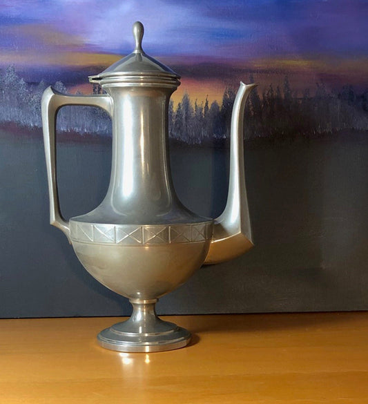 Vintage Pewter Tea or Coffee Pot. - I Bought a Yard Sale
