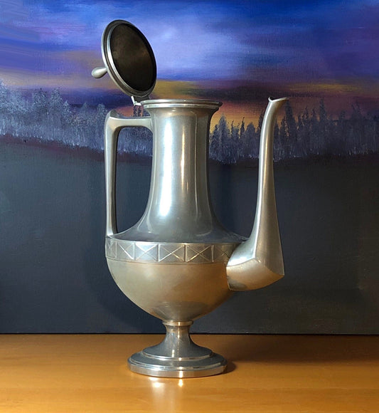 Vintage Pewter Tea or Coffee Pot. - I Bought a Yard Sale