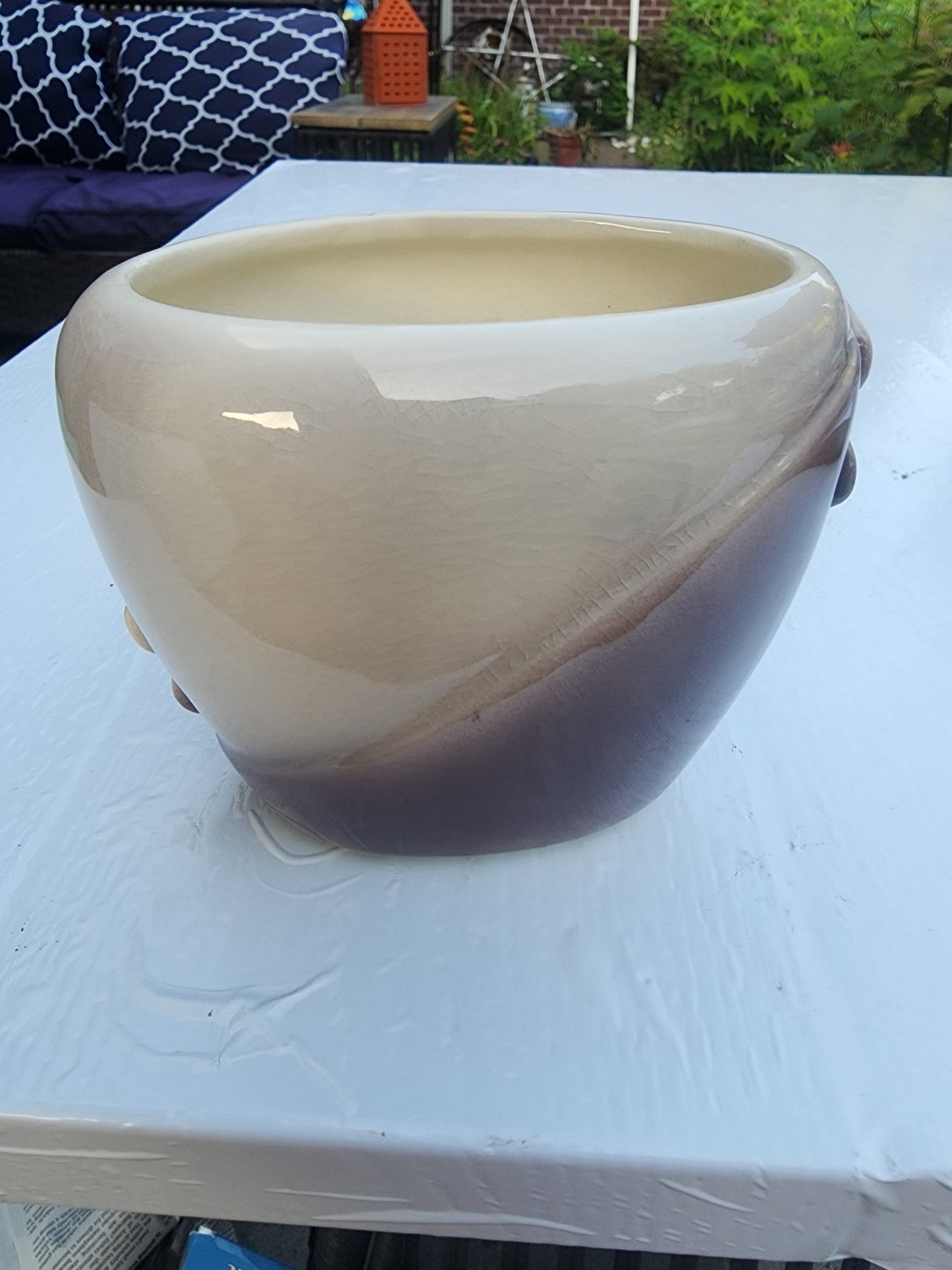 Vintage Royal Copley Dogwood Flower planter vase 1940s - I Bought a Yard Sale