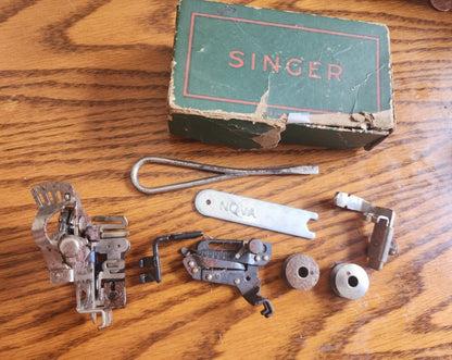 Vintage Singer Sewing Machine Attachments. - I Bought a Yard Sale
