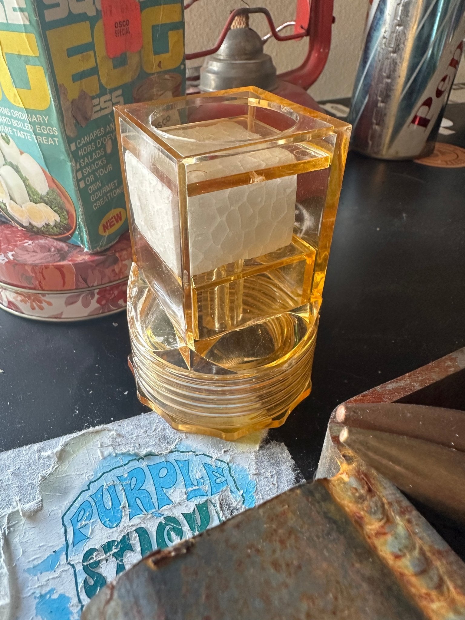 Vintage Square Egg Mold - I Bought a Yard Sale