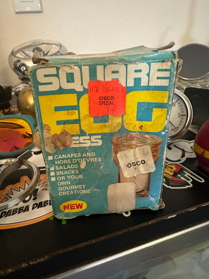 Vintage Square Egg Mold - I Bought a Yard Sale