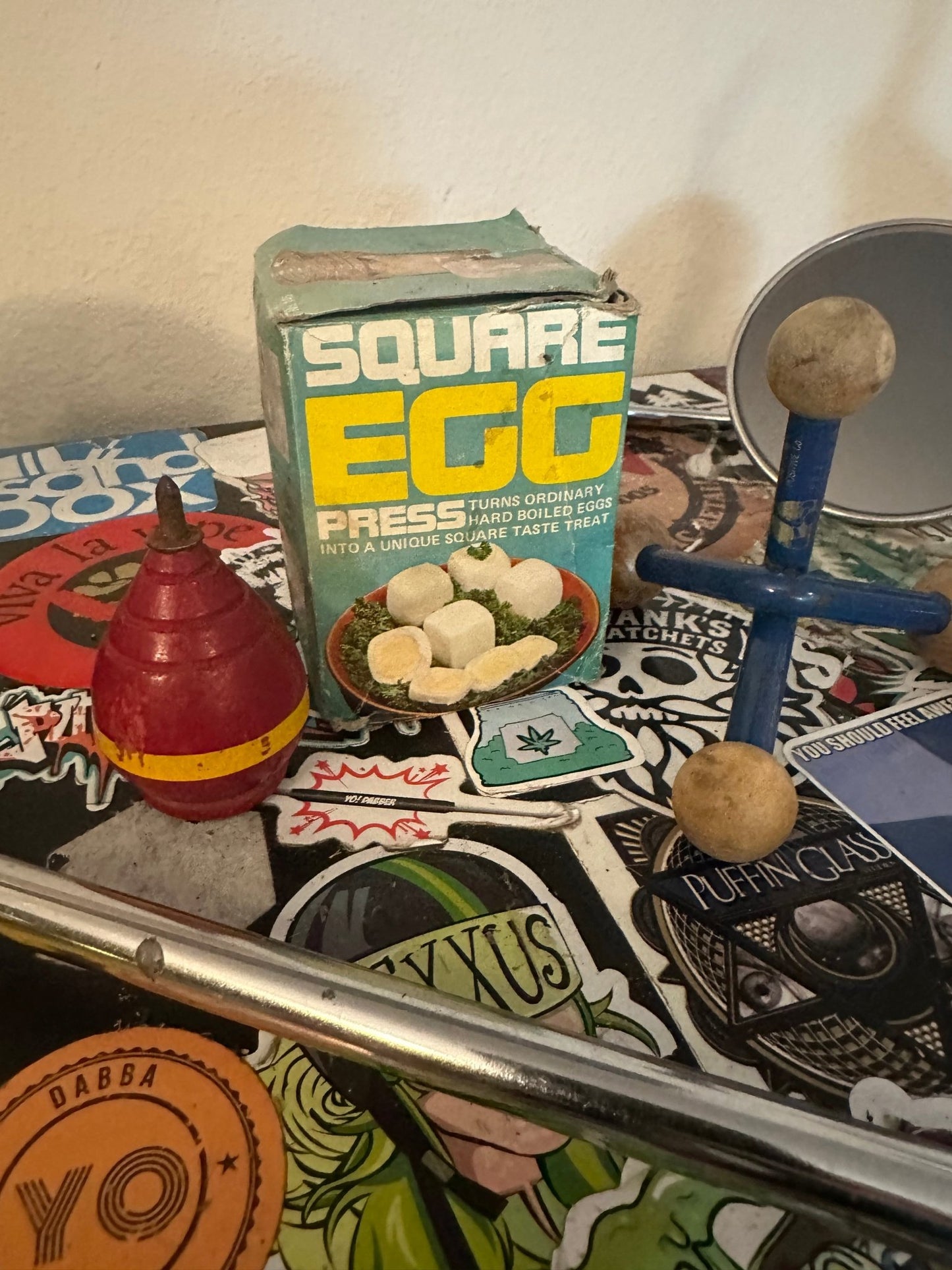 Vintage Square Egg Mold - I Bought a Yard Sale