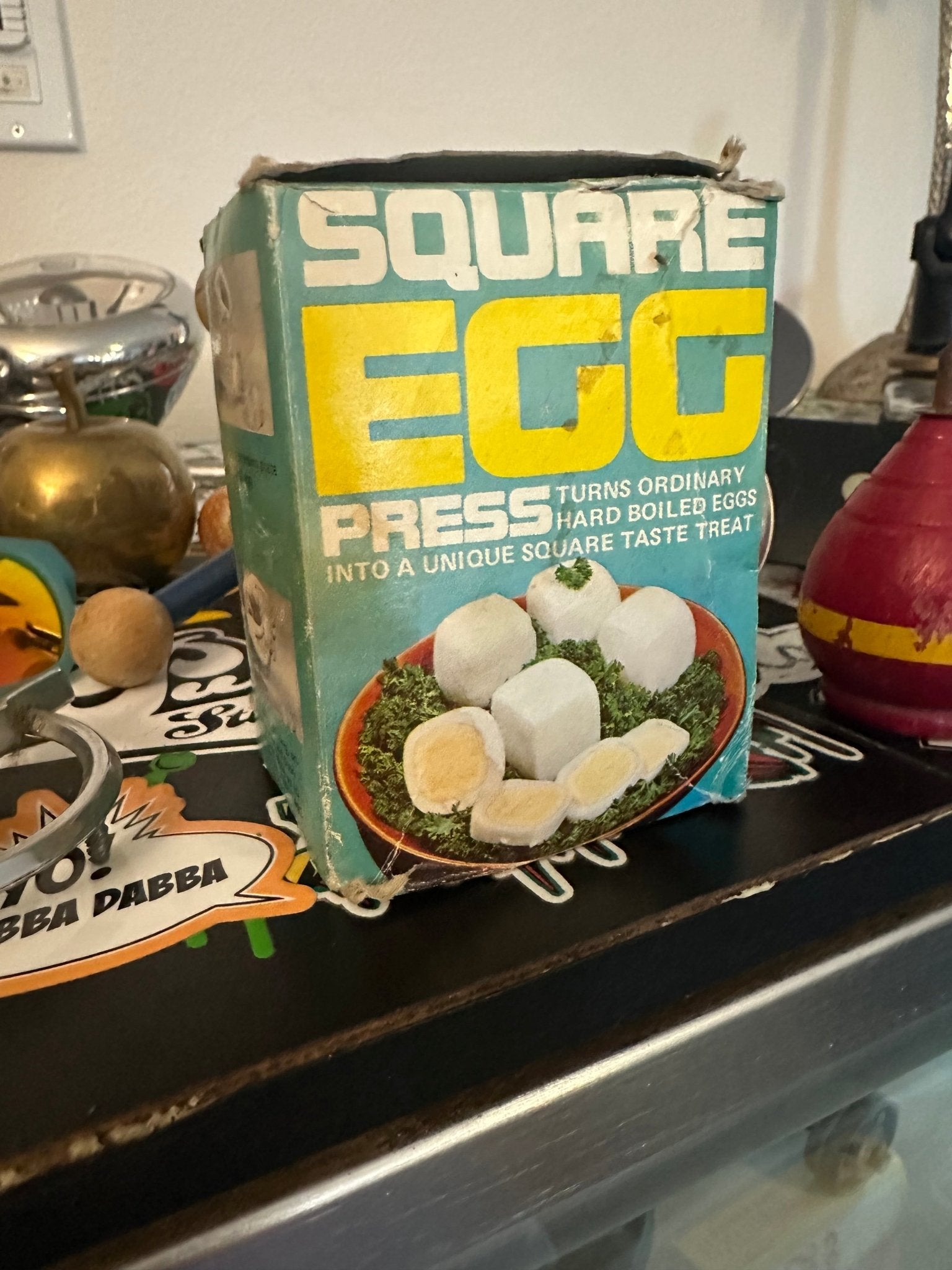 Vintage Square Egg Mold - I Bought a Yard Sale