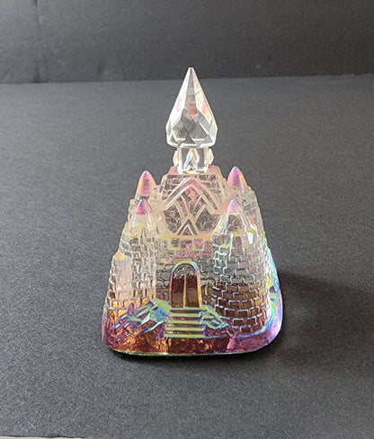 Vintage Swarovski Crystal Figurine Castle aprox. 3" tall in very good condition - I Bought a Yard Sale