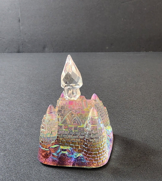 Vintage Swarovski Crystal Figurine Castle aprox. 3" tall in very good condition - I Bought a Yard Sale