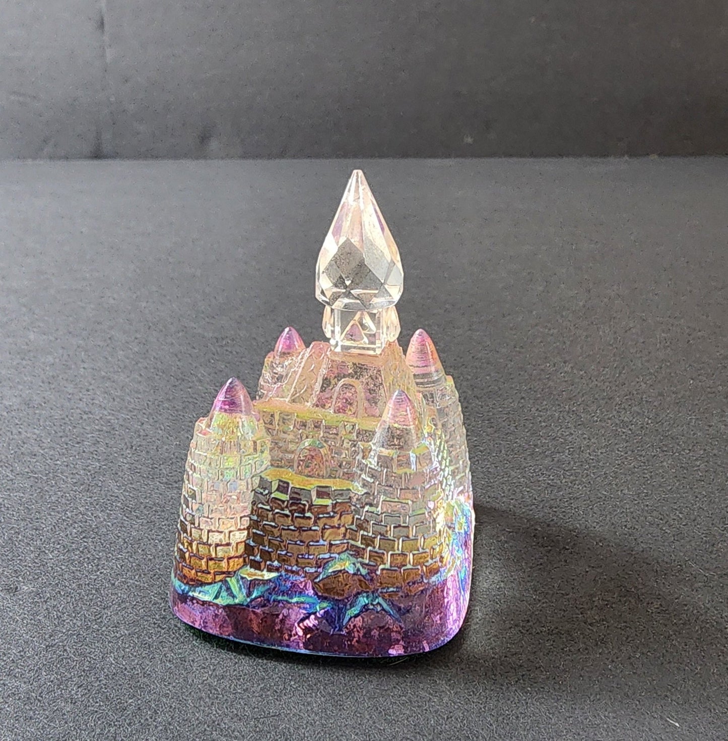 Vintage Swarovski Crystal Figurine Castle aprox. 3" tall in very good condition - I Bought a Yard Sale