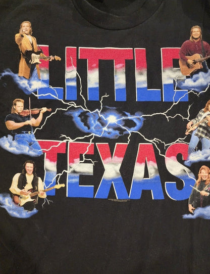 VTG Tennessee River Gold LITTLE TEXAS Band Concert Mens Dbl sided T Shirt Sz L - I Bought a Yard Sale