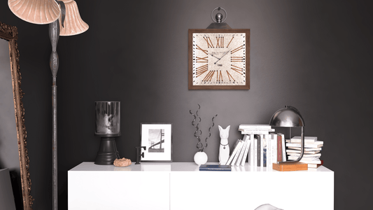 Wall clock - Antique Epoch Wall Clock by Peterson Housewares & Artwares - I Bought a Yard Sale