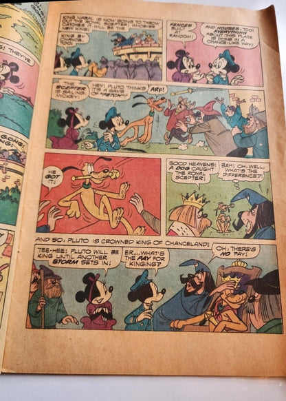 Walt Disney Mickey Mouse & Minnie Mouse by Gold Key King Pluto 134 1972 - I Bought a Yard Sale