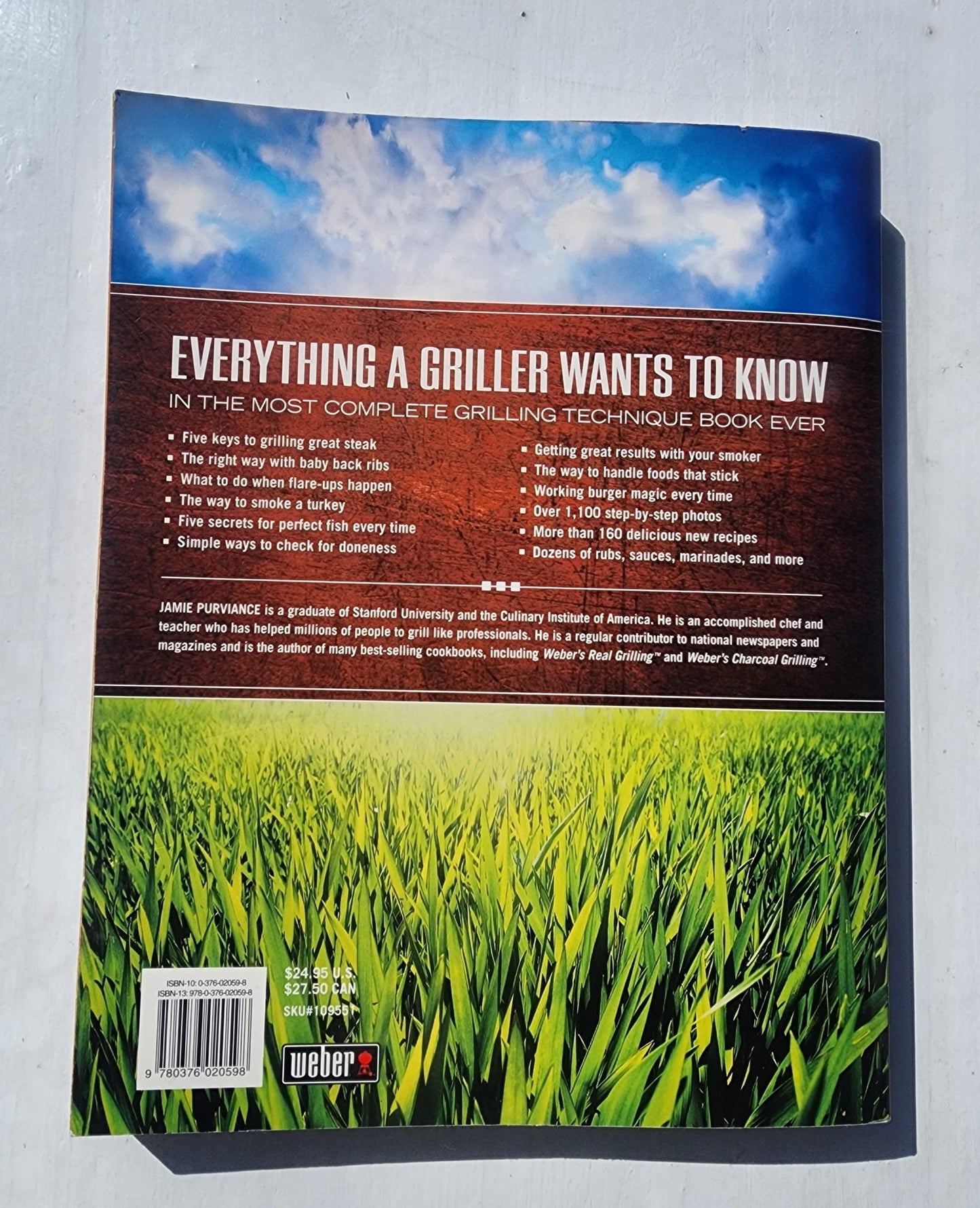Weber's Way to Grill: The Step - by - Step Guide to Expert Grilling Big Book - I Bought a Yard Sale