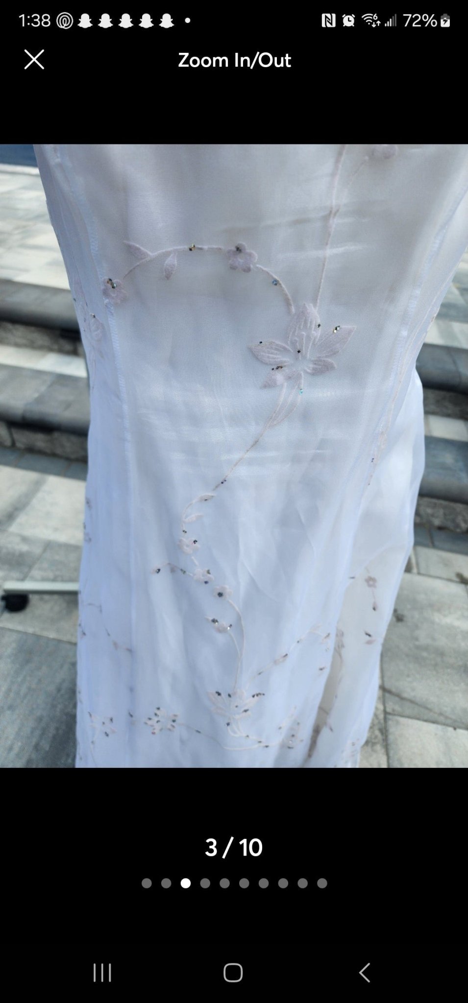 Wedding Gown Beach Dress size 6 by Chealsea Nites - I Bought a Yard Sale